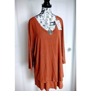 Latched Mama 3/4 Sleeves Nursing Top 2.0 Scoop Neck